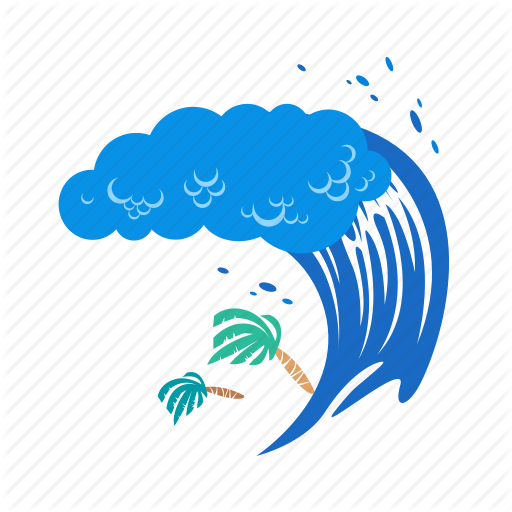 512x512 Png Tsunami Warning Vector, Clipart