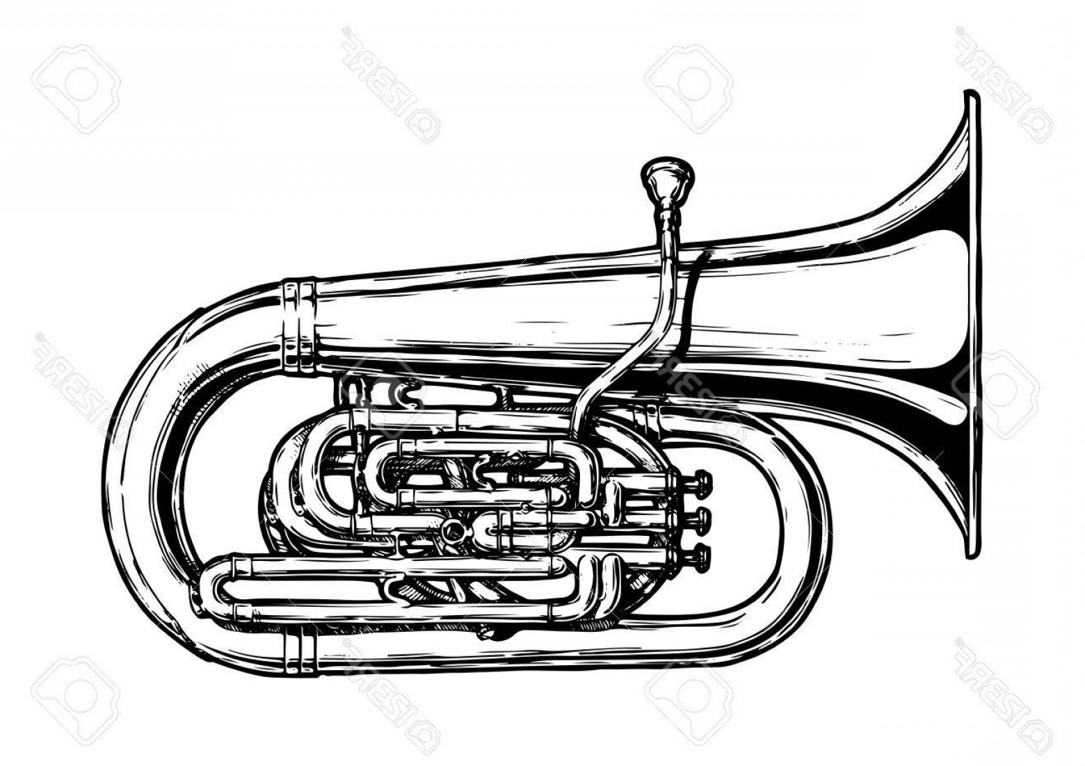 1560x1102 Marching Tuba Vector Cqrecords