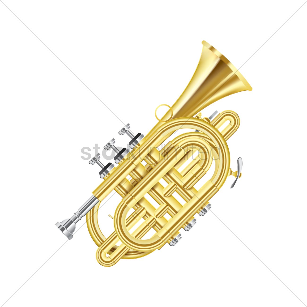 1300x1300 Tuba Vector Image