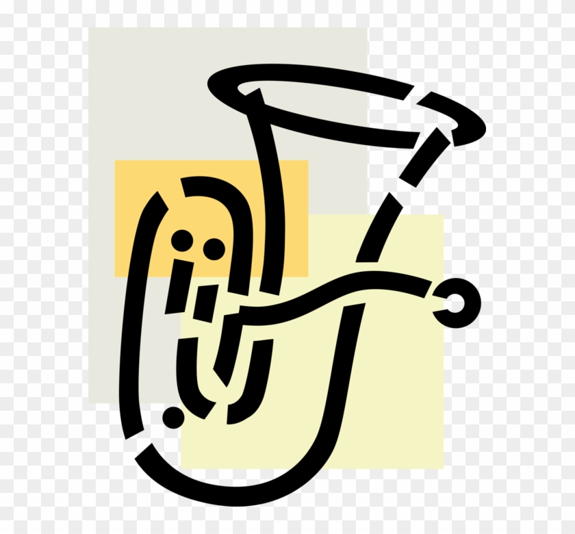840x780 Vector Illustration Of Tuba Large Brass Low Pitched