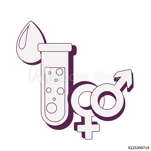 500x500 Tube Test With Genders Symbols