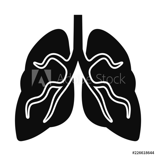500x500 Tuberculosis Lungs Icon Simple Illustration Of Tuberculosis Lungs