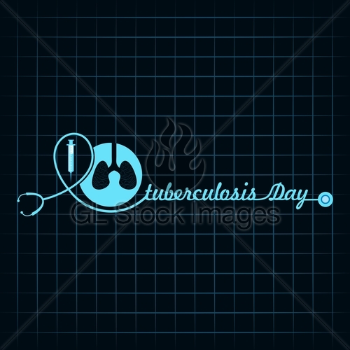500x500 World Tuberculosis Day Vector Illustration Gl Stock Images