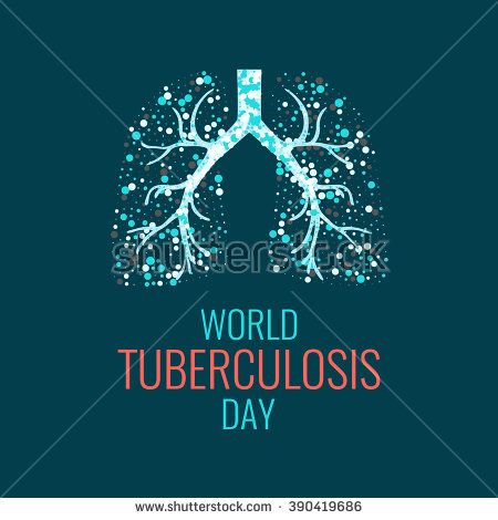 450x470 World Tuberculosis Day Poster With Illustration Of Lungs Affected