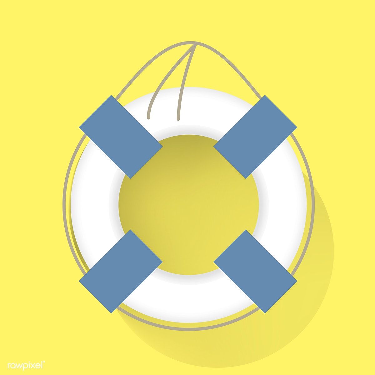 1200x1200 Life Swim Tube Vector Illustration Free Image