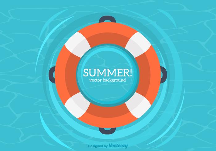700x490 Summer Inner Tube Vector Background