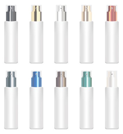 413x450 Set Of A Real Colorful Cosmetic Tube Vector Royalty Free Vector