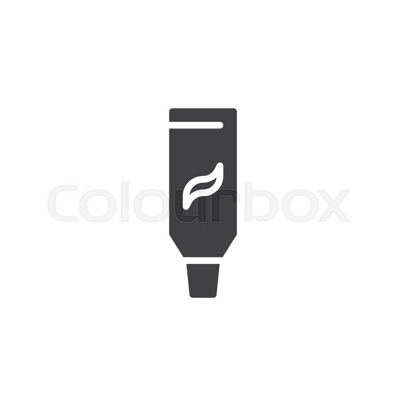 800x800 Toothpaste Tube Vector Icon Filled Stock Vector Colourbox