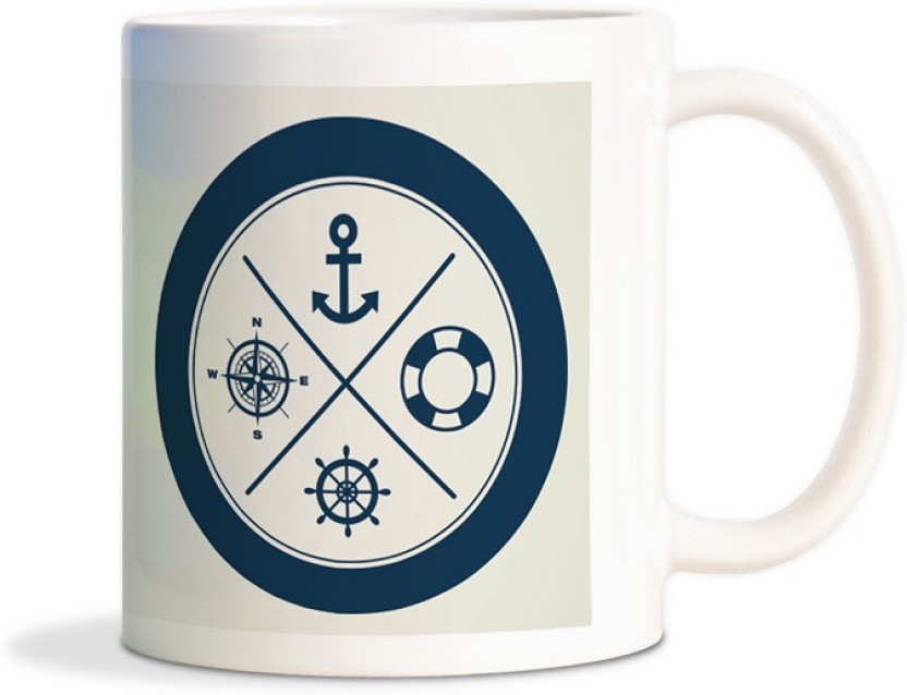 832x638 Wfcr Ship Wheel Compus Anchor Tube Vector Coffee Ceramic Mug Price