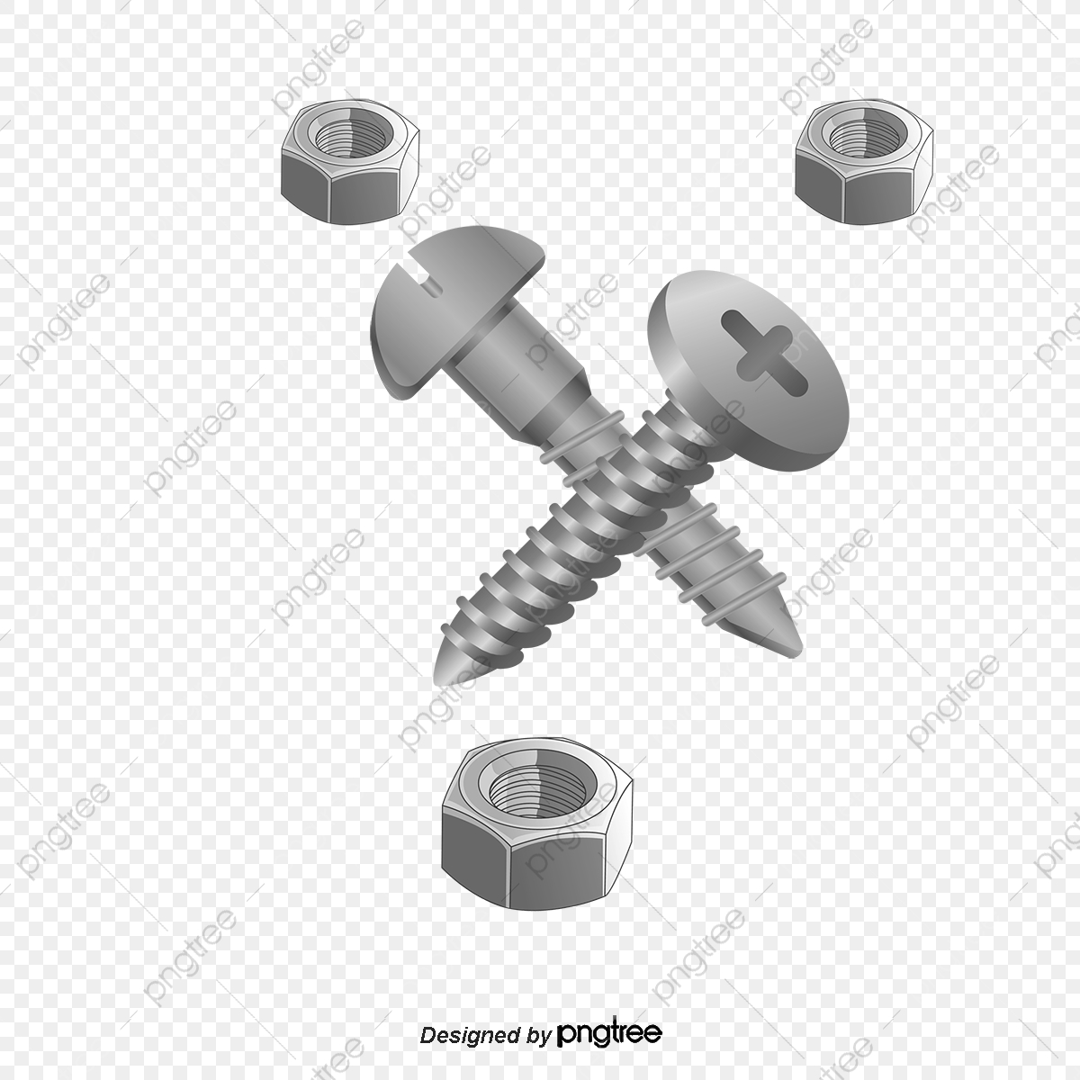 1200x1200 Tornillo Y Tuerca, Tornillo, Tornillo Con Tuerca, Tuercas Png Y