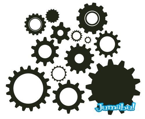 500x411 Engranajes En Vectores Jumabu