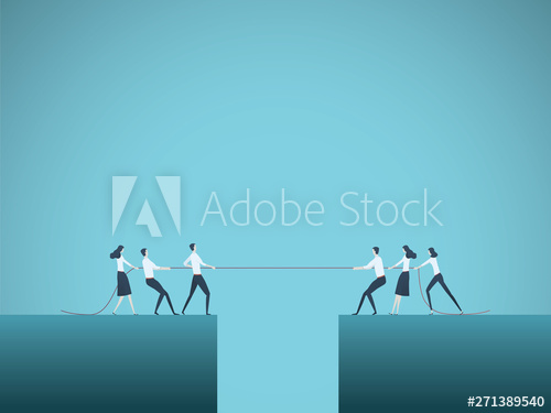 Business Tug Of War Vector Concept Symbol Of Competition, Market 500x375 Business Tug Of War Vector Concept Symbol Of Competition, Market