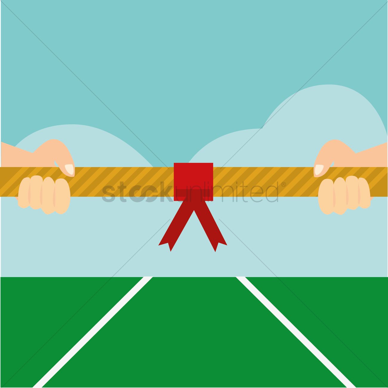 Tug Of War Vector Image 1300x1300 Tug Of War Vector Image