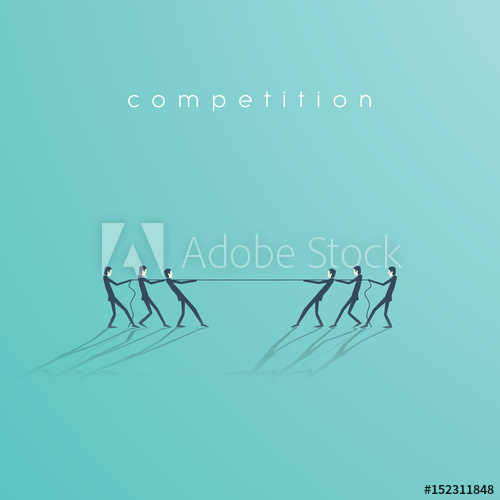 Business Tug Of War Vector Symbol With Businessman Pulling Rope As 500x500 Business Tug Of War Vector Symbol With Businessman Pulling Rope As