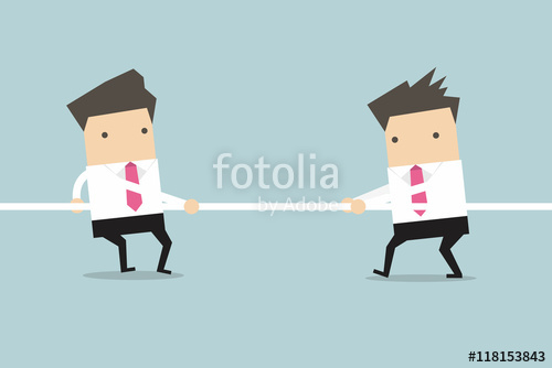 Businessmen Playing Tug Of War Vector Stock Image And Royalty 500x334 Businessmen Playing Tug Of War Vector Stock Image And Royalty
