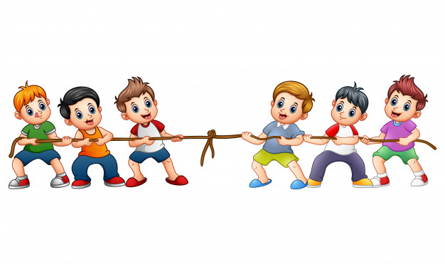 Group Of Children Playing Tug Of War Vector Premium Download 626x371 Group Of Children Playing Tug Of War Vector Premium Download
