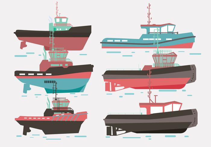 700x490 Tugboat Vector