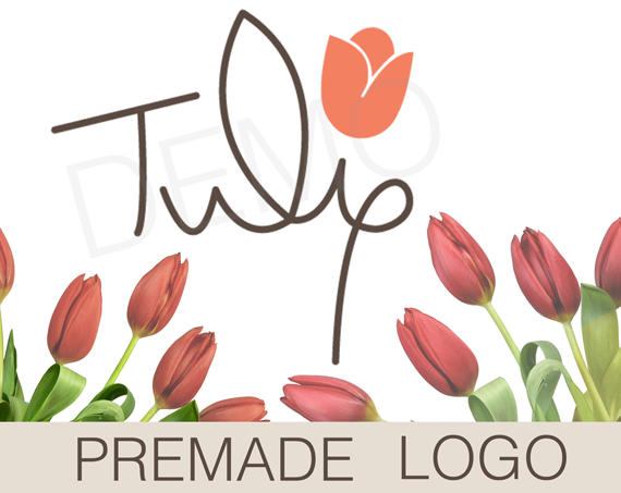 570x453 Tulip Logo Premade Vector Graphic