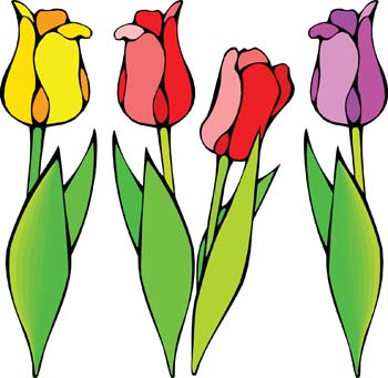 350x341 Tulip Clip Art Vector Images