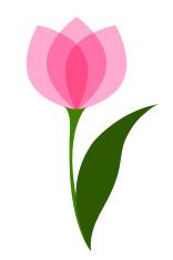 156x235 Tulip Single Flower Vector Vector Art Illustration Tulip Artill