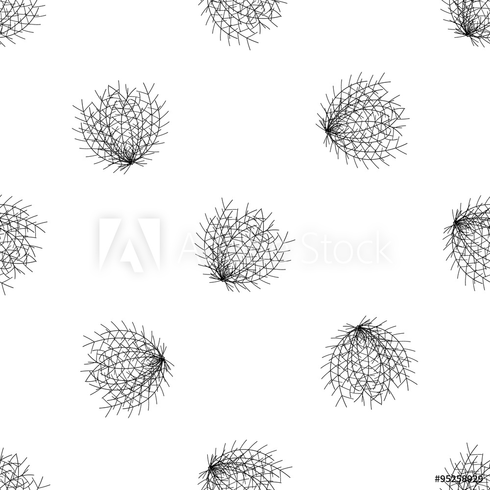 1000x1000 Photo Art Print Tumbleweed, Seamless Vector Background, Vector