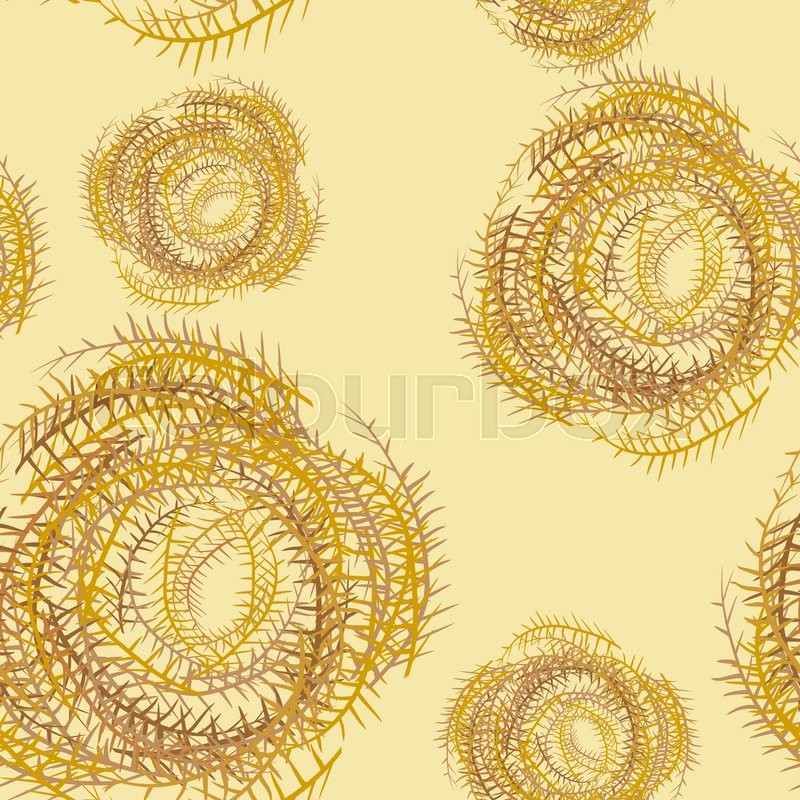 800x800 Tumbleweed Seamless Pattern Dry Stock Vector Colourbox