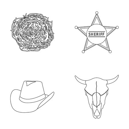 450x450 Illustration Sheriffs Star Hat And Revolvers Royalty Free Vector