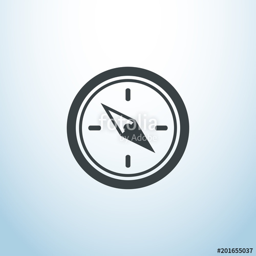 500x500 Tumblr Explore Icon Vector, Compas, Isolated, Button, Ui, Web