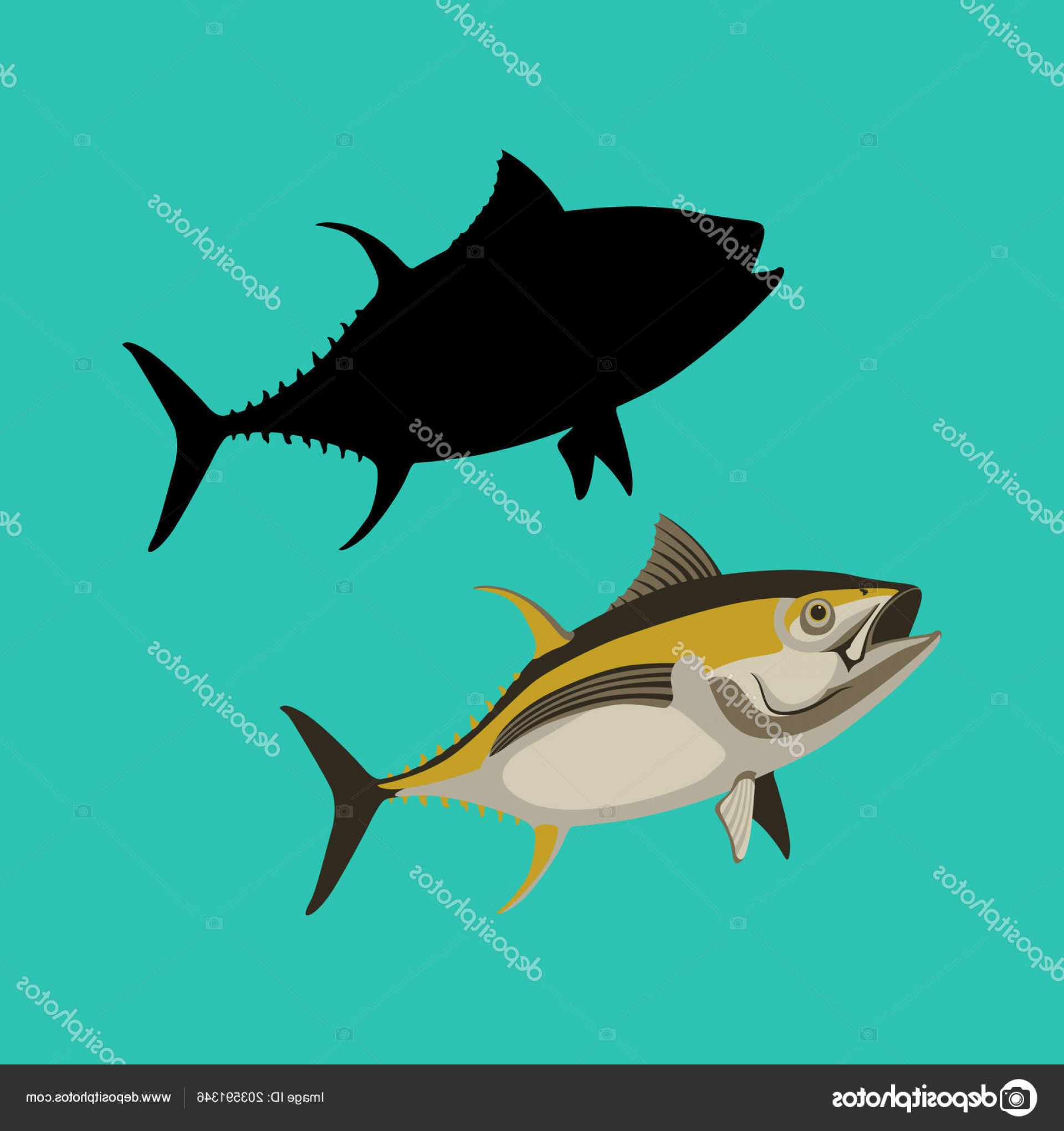 1920x2040 Stock Illustration Yellow Tuna Fish Vector Illustration Catchsplace