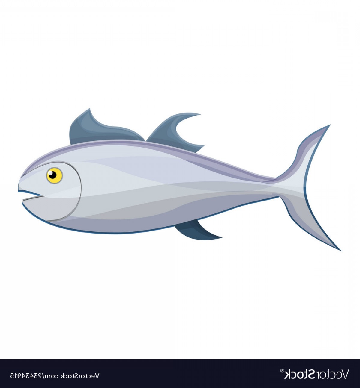 1200x1296 Tuna Fish Icon Cartoon Style Vector Catchsplace