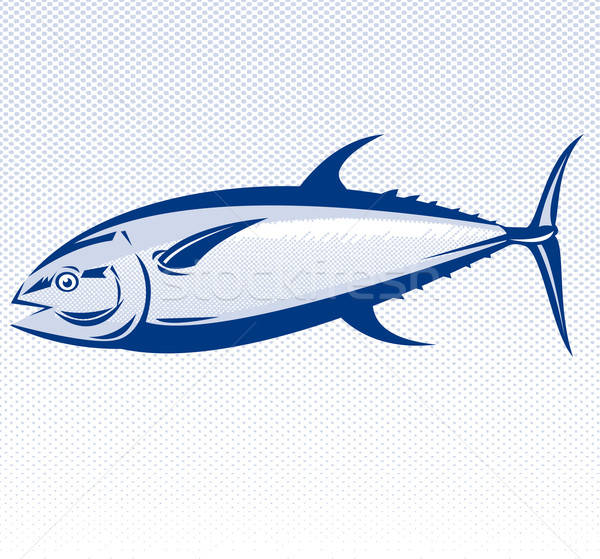 600x559 Bluefin Tuna Fish Vector Illustration Aloysius Patrimonio