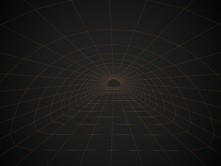 450x338 Digital Wire Frame Tunnel Vector Abstract Background Royalty
