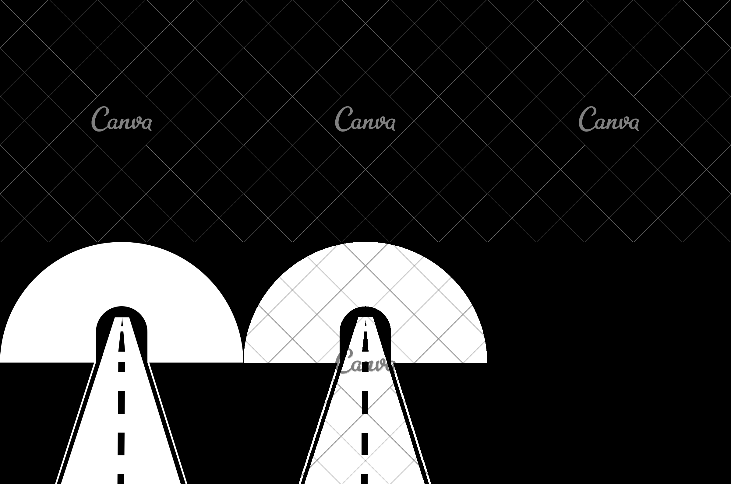 2400x1590 Semi Circular Tunnel Vector Icon Illustration