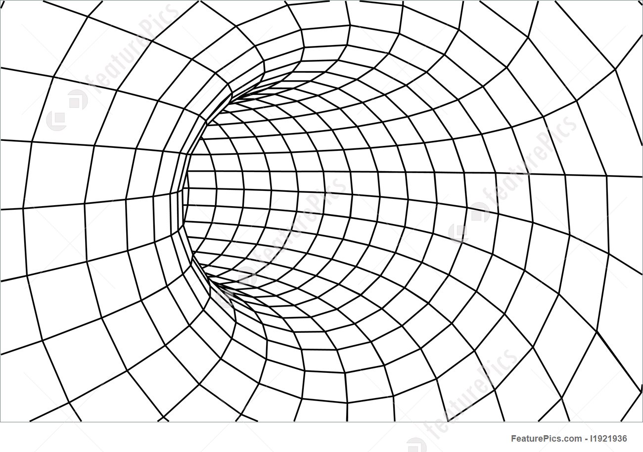1300x914 Abstract Forms Vector Tunnel Background