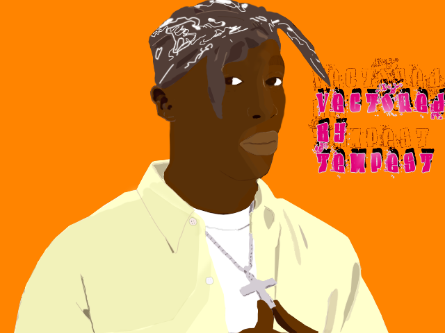 640x480 Art Tupac Vector Art