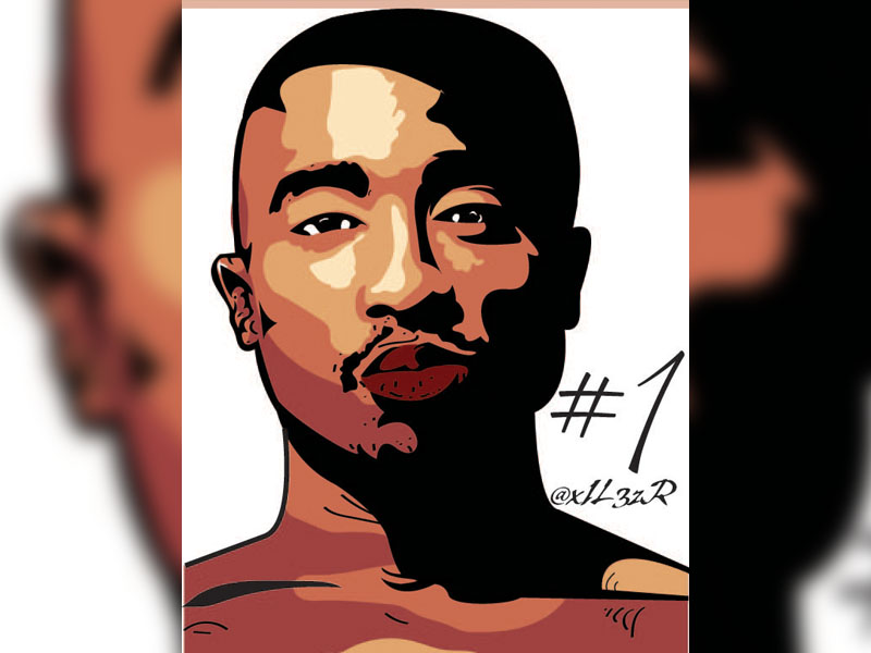 800x600 Tupac Shakur Vector Art