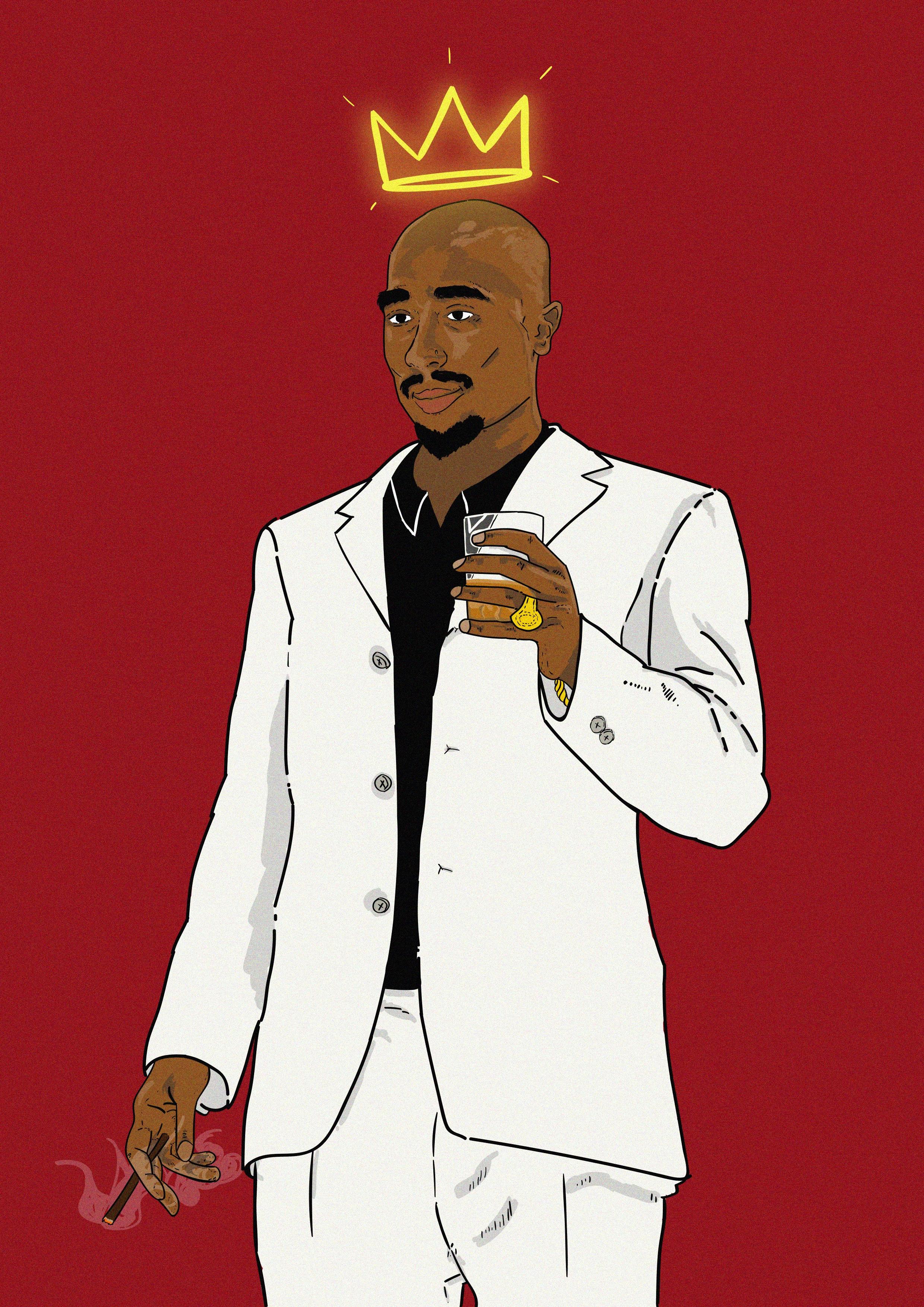 2480x3507 A Tupac Vector Adobeillustrator