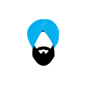 178x178 Sikh Turban Vector