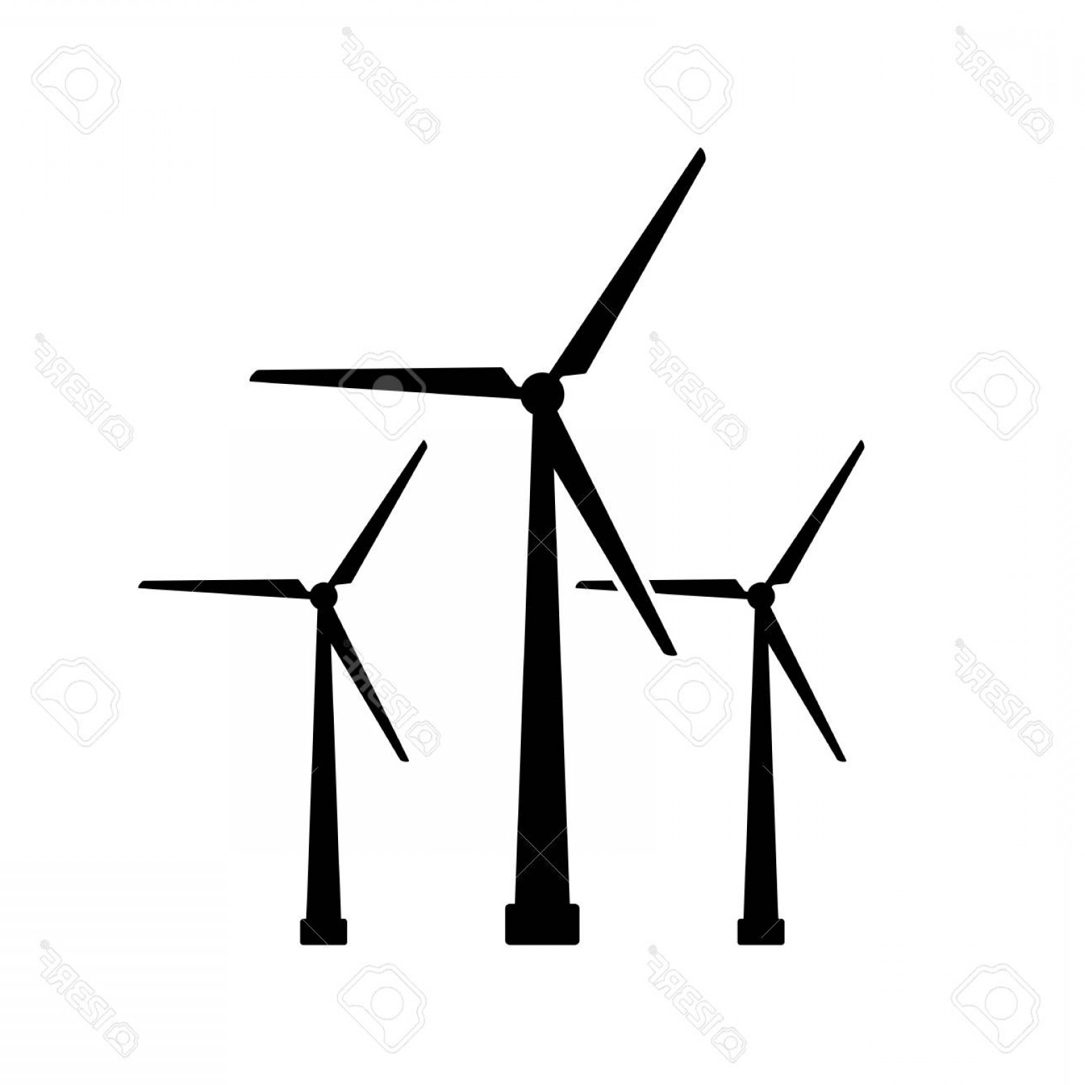 Photostock Vector Wind Turbine Icon Black Minimalist Icon Isolated 1560x1560 Photostock Vector Wind Turbine Icon Black Minimalist Icon Isolated