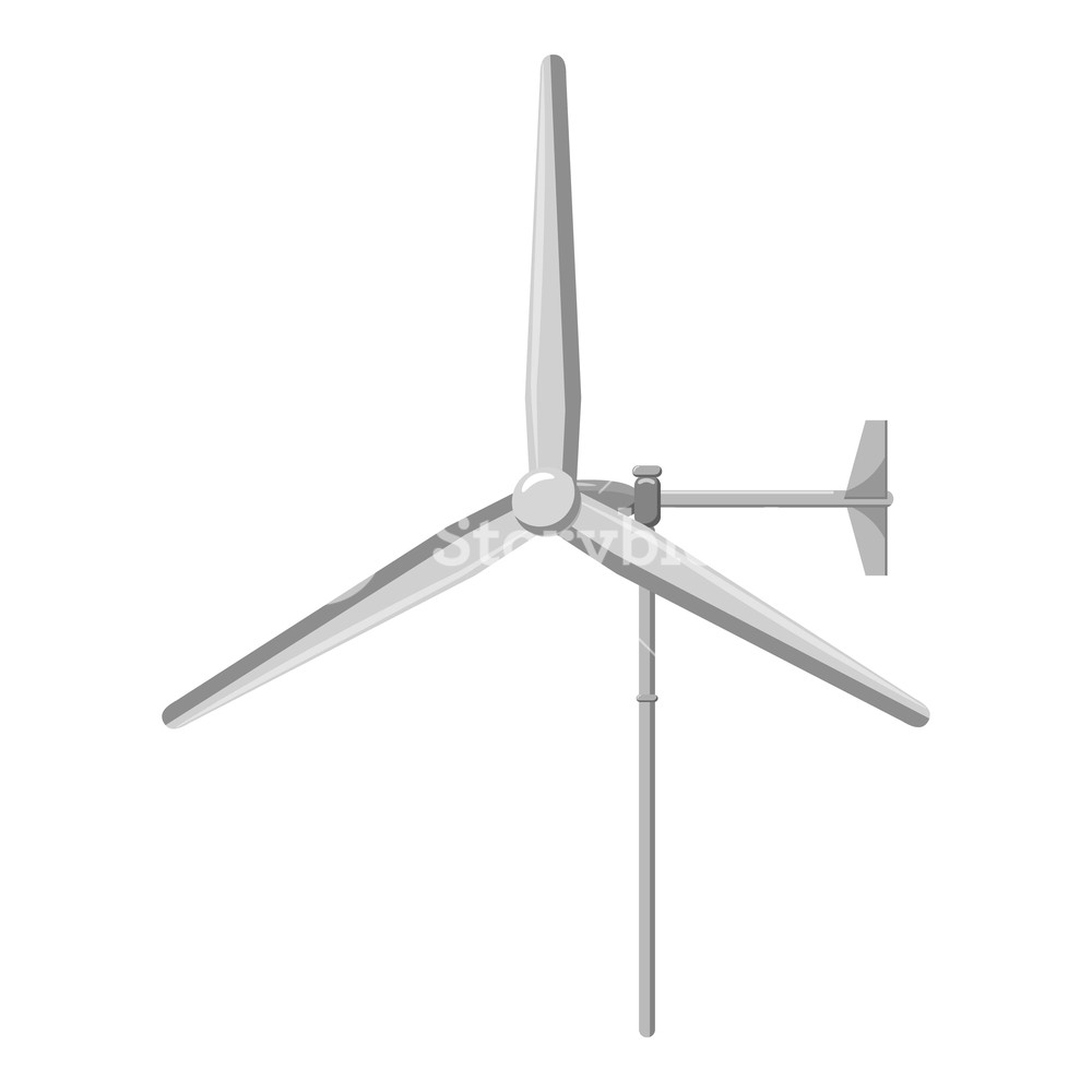 Wind Turbine Icon Gray Monochrome Illustration Of Wind Turbine 1000x1000 Wind Turbine Icon Gray Monochrome Illustration Of Wind Turbine