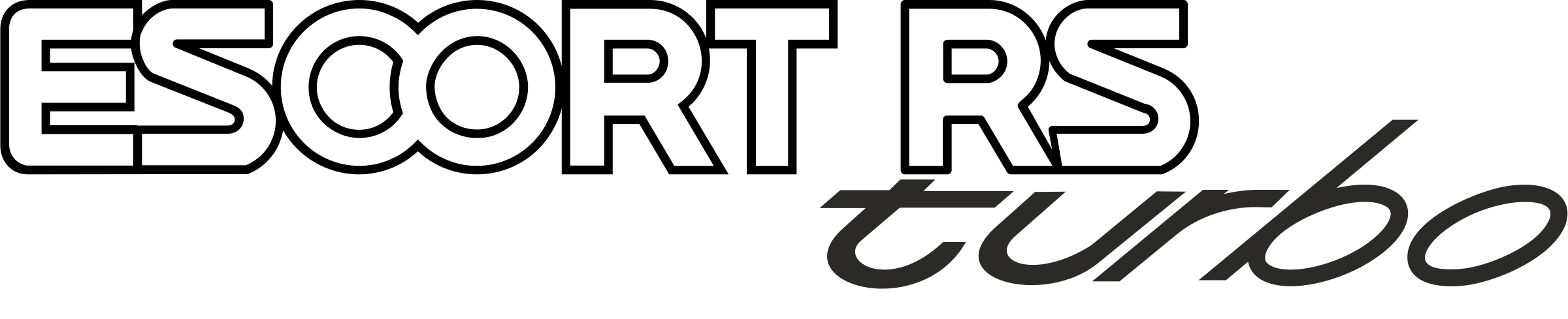 2400x489 Escort Rs Turbo Logo Png Transparent Vector