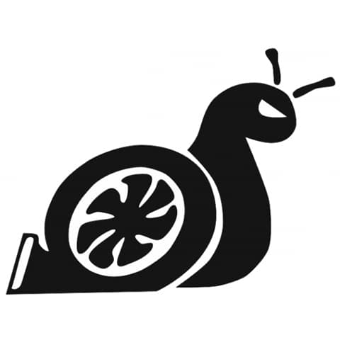 480x480 Super Funny Turbo Snail Vinyl Sticker