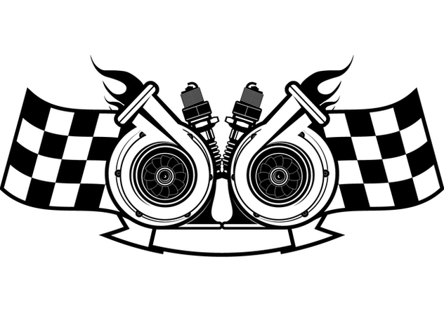 632x443 Turbocharger Racing Logo Template Free Vector Download
