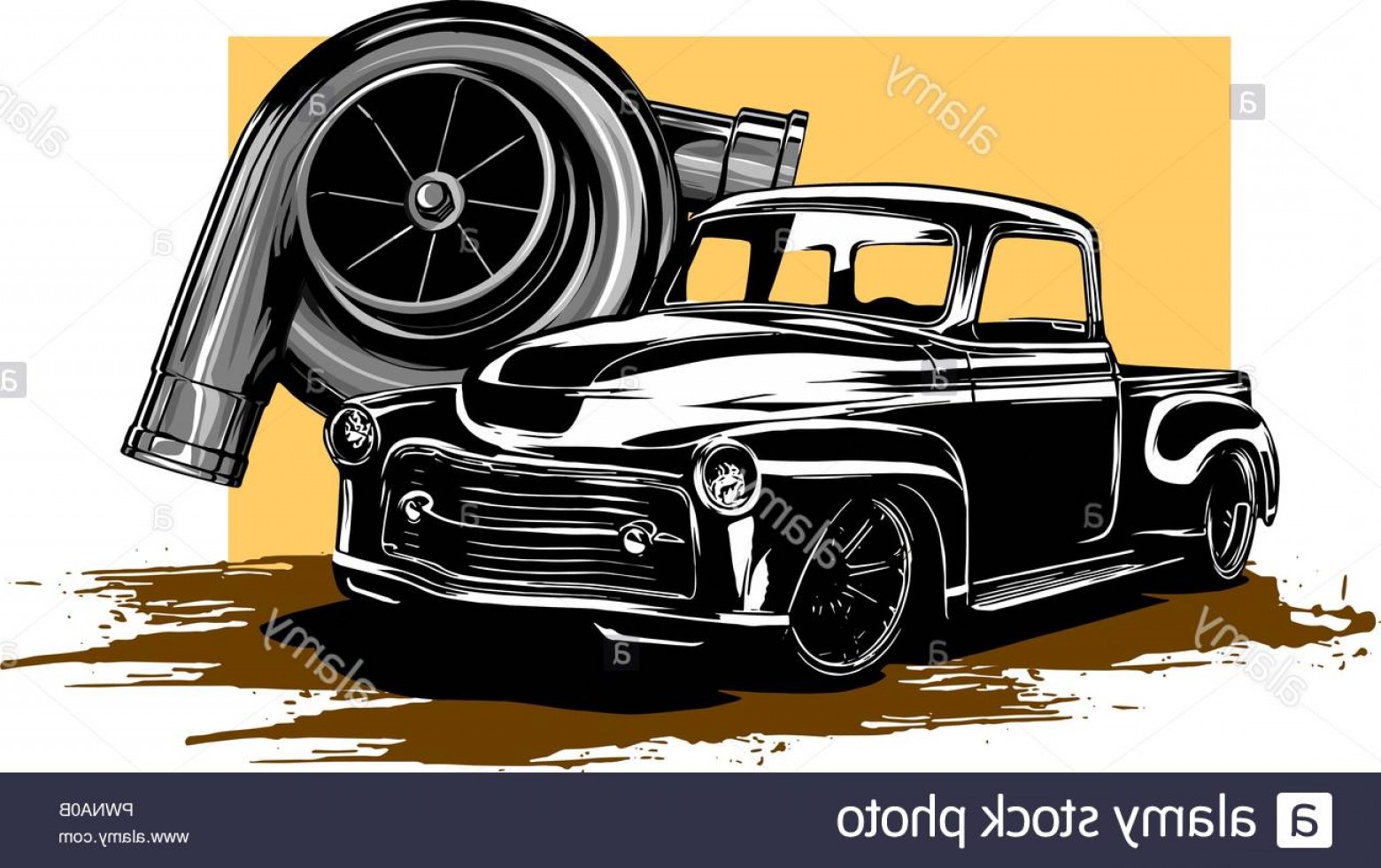 1560x981 Vector Illustration Turbo On Isolated White Background Image