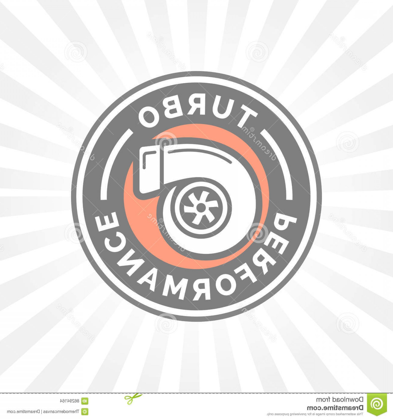 1560x1668 Stock Illustration Turbo Performance Icon Badge Car Turbocharger