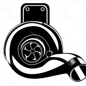 300x300 Stock Illustration Turbocharger Isolated On A White Studiogrfx
