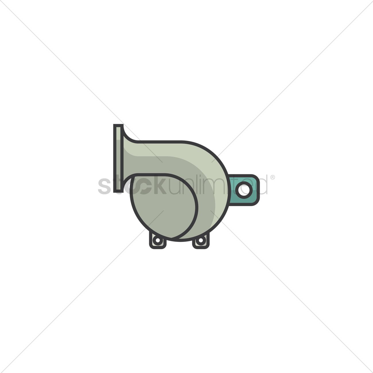 1300x1300 Turbocharger Vector Image