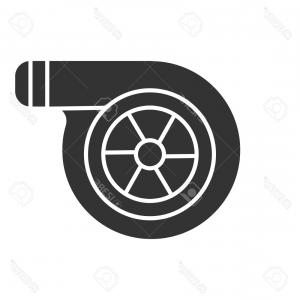 300x300 Photostock Vector Turbocharger Glyph Icon Colloquially Turbo