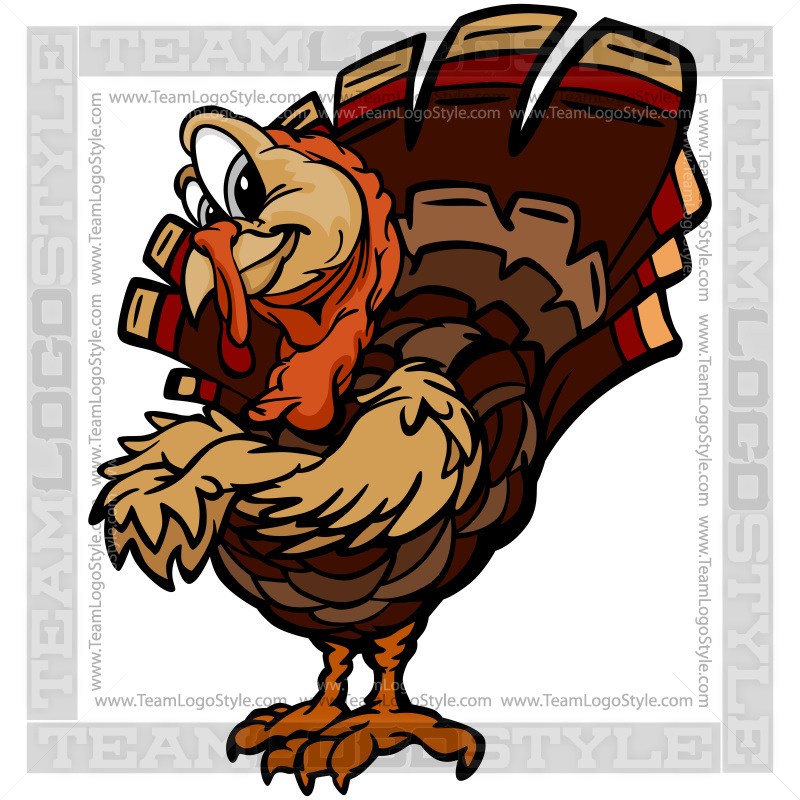 800x800 Thanksgiving Turkey Clipart