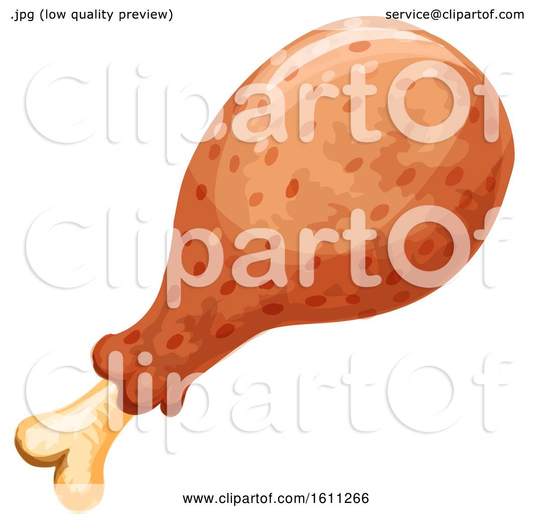 1080x1024 Clipart Of Chicken Or Turkey Leg